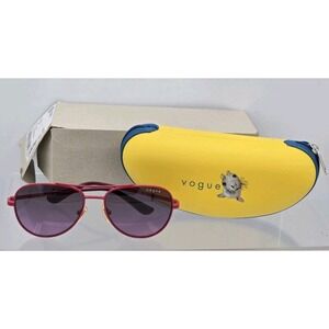 New Vogue Eyewear VJ1001 Aviator Sunglasses - Fuchsia Violet Grey - Kids Version